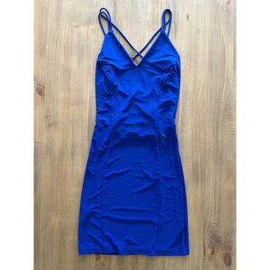 Foreign Exchange Bodycon Blue Cocktail Dress | Size XS